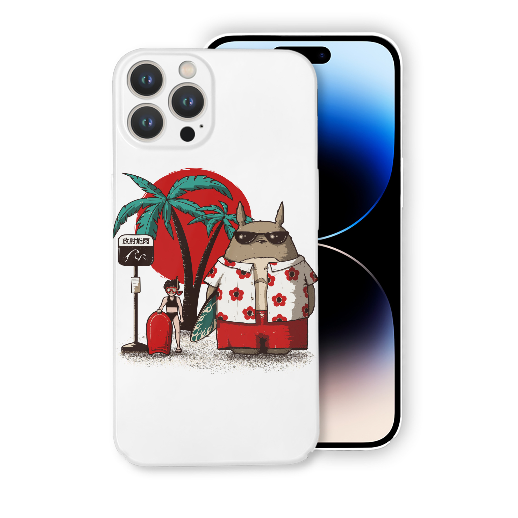 （画像用） となりのトトロ 草壁メイ 草壁サツキ My Neighbor Totoro Satsuki Kusakabe Mei Kusakabe 【iPhone 14シリーズ対応】ハードケース